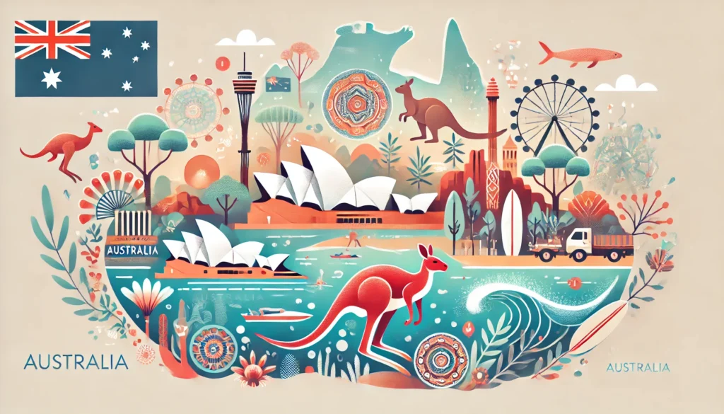 Australia’s unique geography and vibrant culture