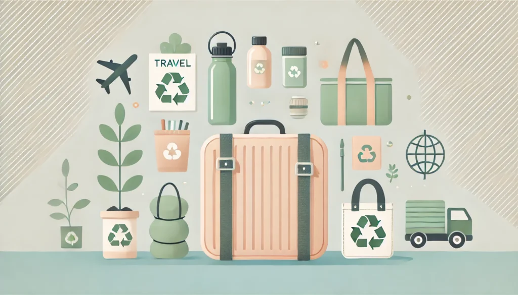 Travel light and use reusable products