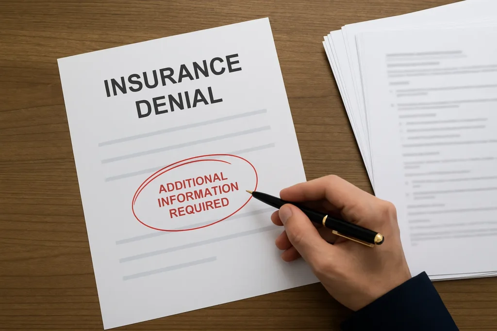 Dealing with claim rejections or delays